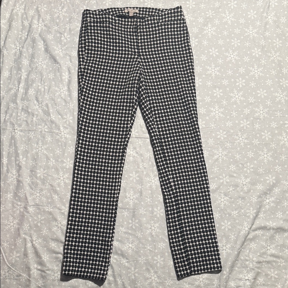 Roz & Ali Black and White Checkered Pantsuit